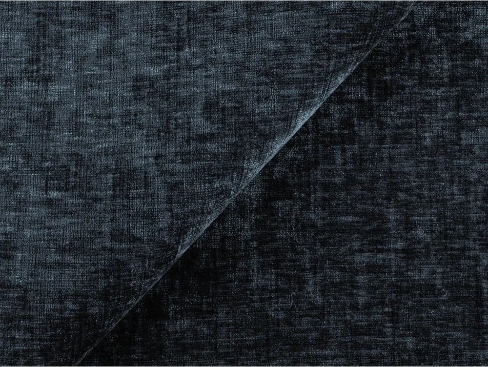 Sötétkék zsenília kinyitható kanapé 275 cm Kuki – Makamii