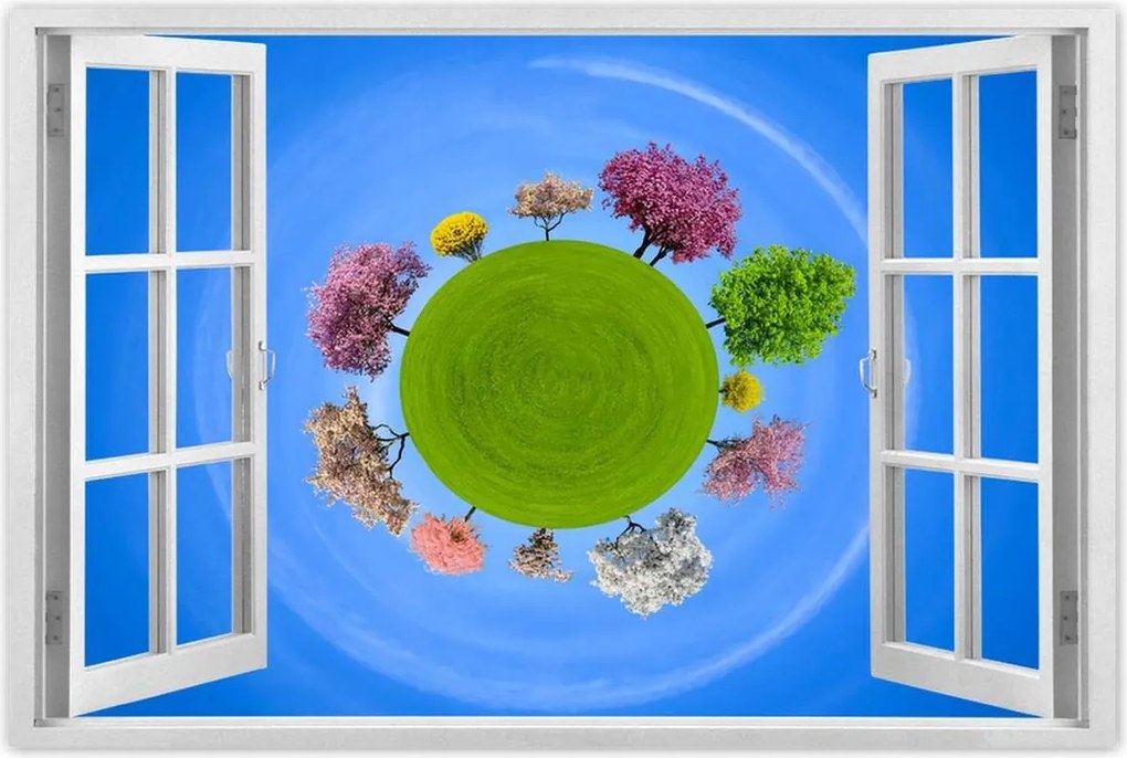 Poszterek 120x80 Fa Fák Kilátás