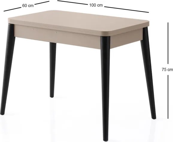 Dolunay étkezőasztal, 100 cm – TR974NMB2208