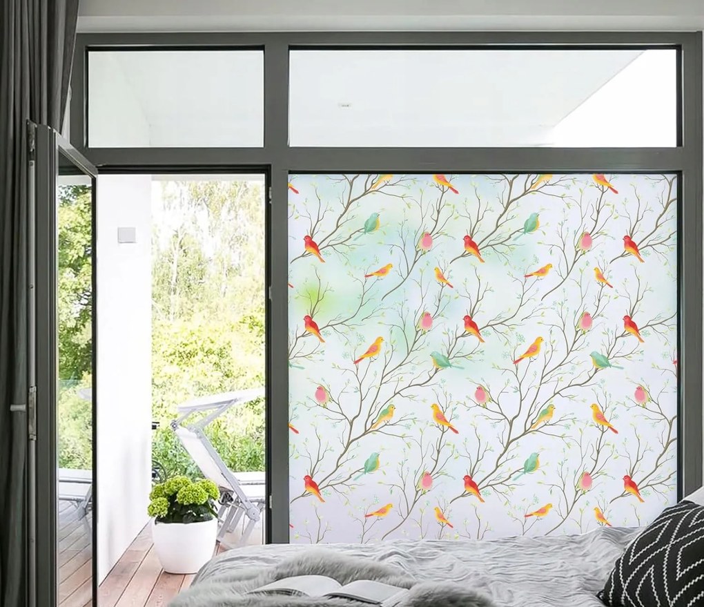 Ablaküveg Fólia Öntapadós Matt Dekoratív Üveg 45x200cm