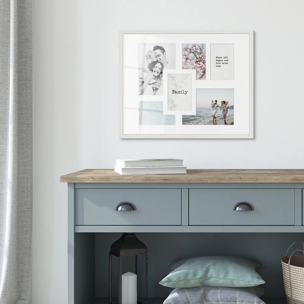 Képkeret 42x52 cm Kyoto White – Styler