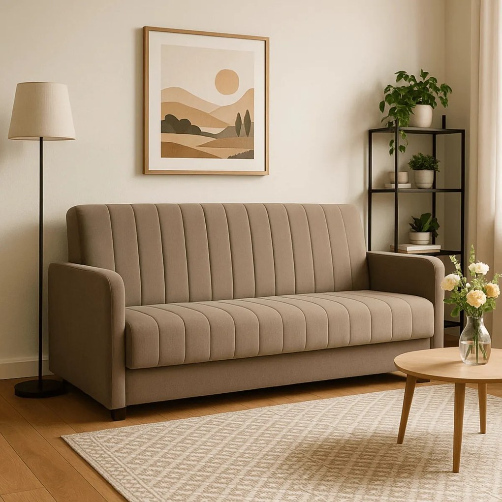 Dönthető kanapé bézs színben, PORTO