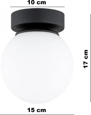 BRILAGI - Spotlámpa MILO 1xE27/60W/230V fekete