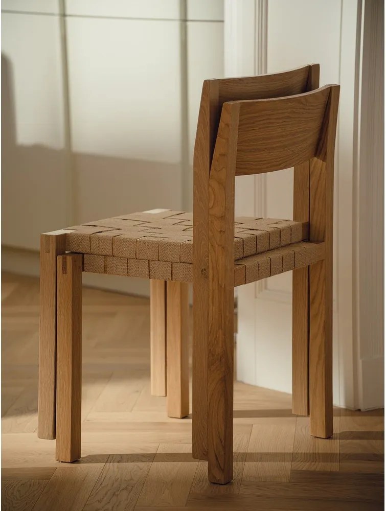 Natúr színű tölgyfa rakásolható étkezőszék Toli – noo.ma