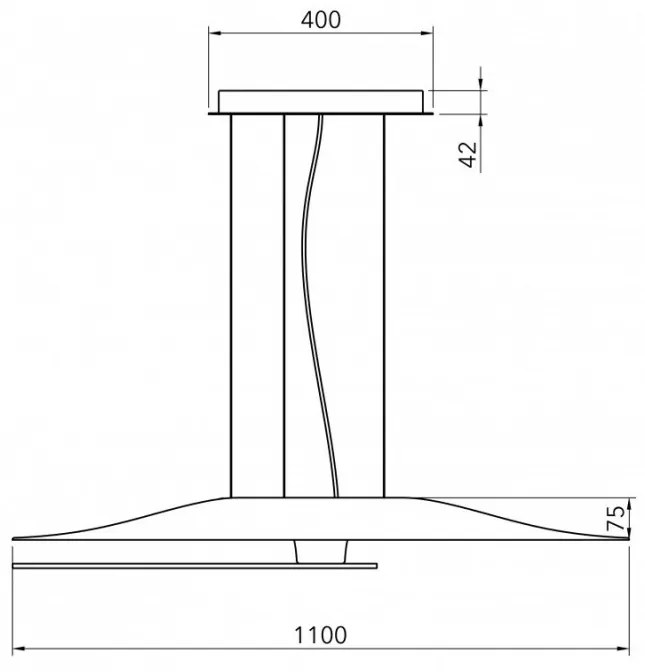 HIND RABII 10601 Modern Függesztett Lámpa LED IP20