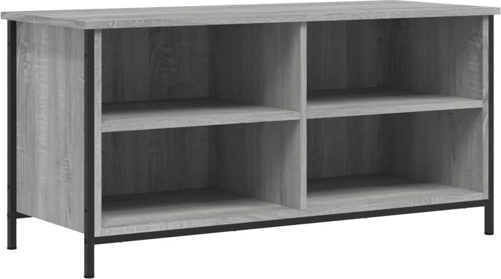 vidaXL szürke sonoma színű szerelt fa TV-szekrény 100x40x50 cm