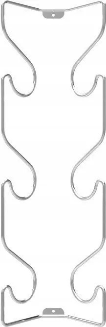 J-me Wave Wire Fali Ruhaakasztó Acél Ezüst