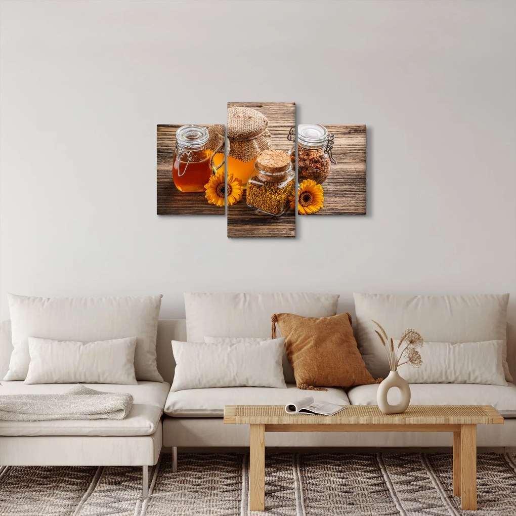 Kép - Csendélet mézes csészékkel (90x60 cm)