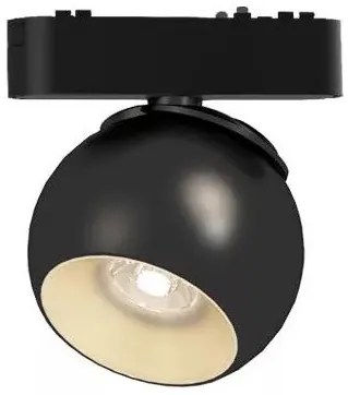 MasterLED LUXO Mars 10-W-os fekete mágneses sínes lámpa 4000K 48V