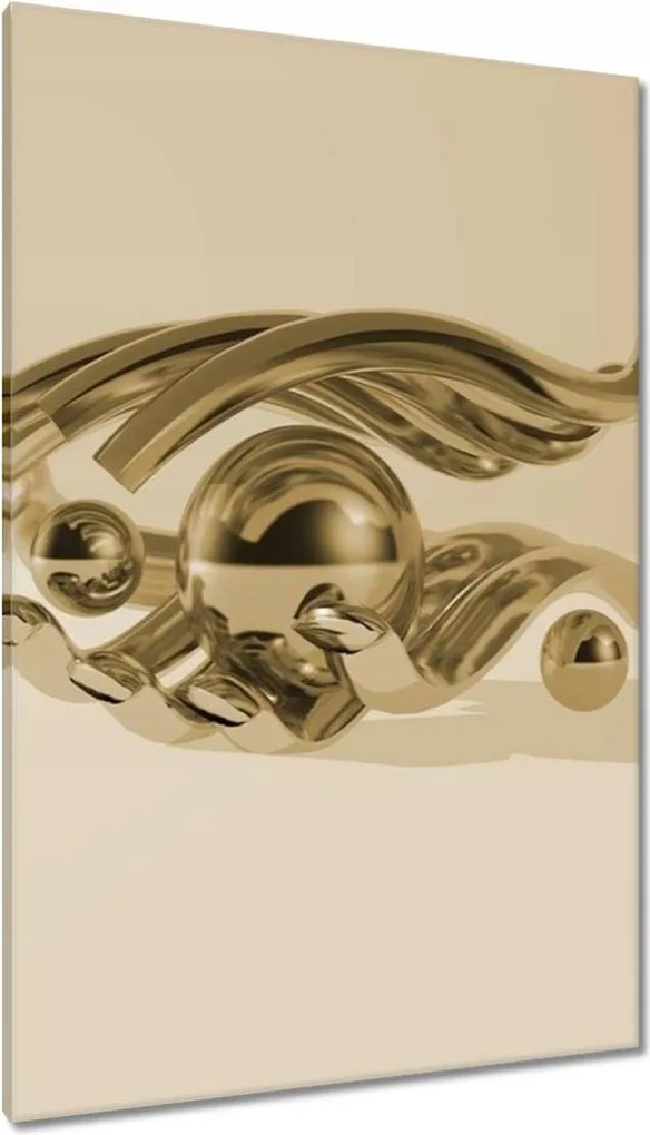 Vászonkép 80x120 Kávégolyók tejjel