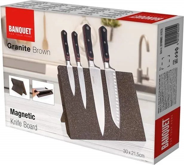 Késtartó állvány Banquet 21,5 cm természetes gránit
