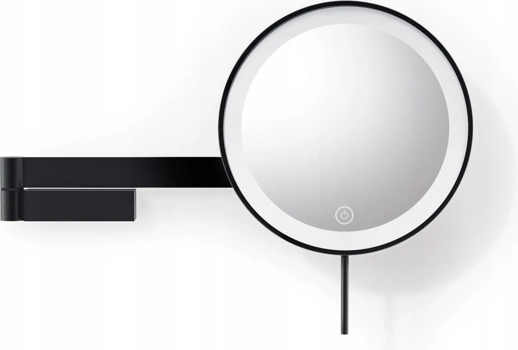 Zack Linea Megvilágított Nagyítós Fali Kozmetikai Tükör Fekete