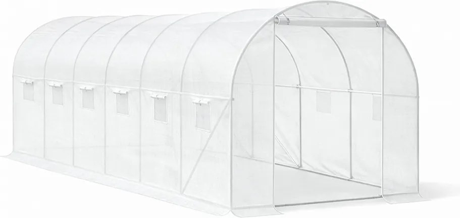 Fóliasátor 200x300x600 cm váz+fólia átlátszó