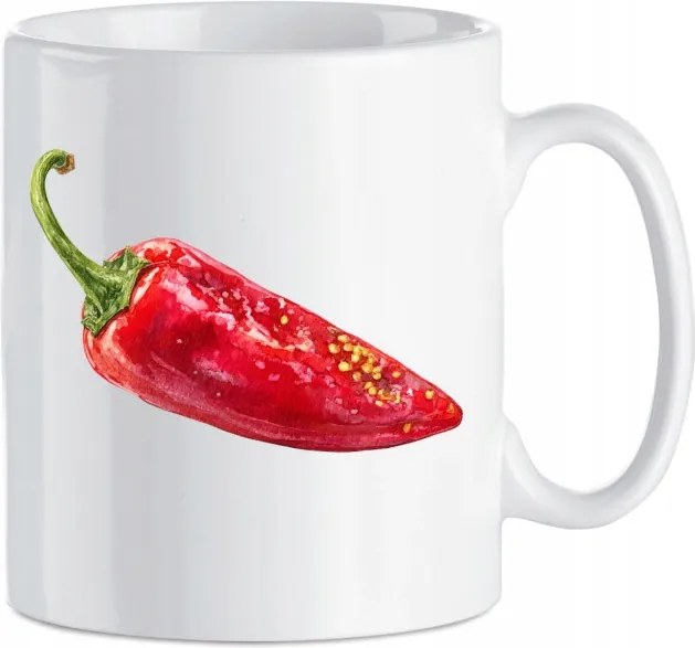 Kerámia bögre Piros Chili Paprika Zöldség Nyomtatás