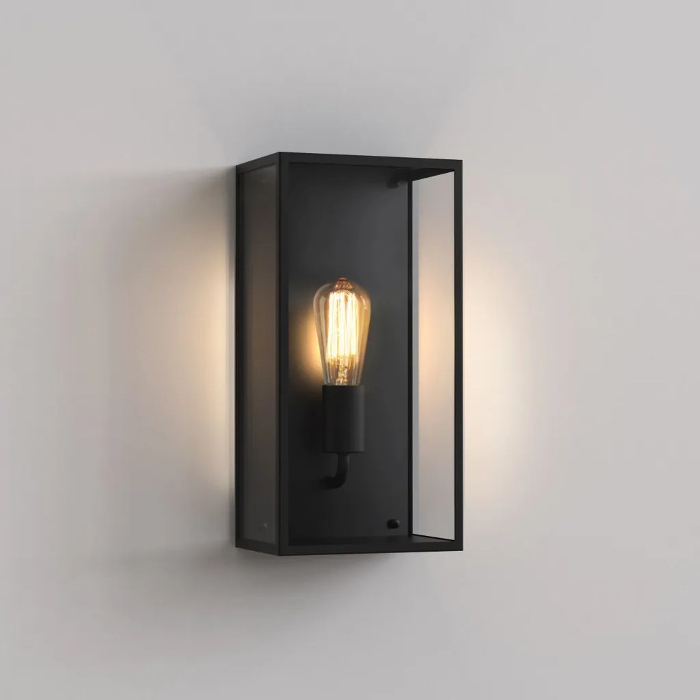 ASTRO LIGHTING 1183028 MESSINA Klasszikus Kültéri Fali Lámpa Fekete E27 IP44