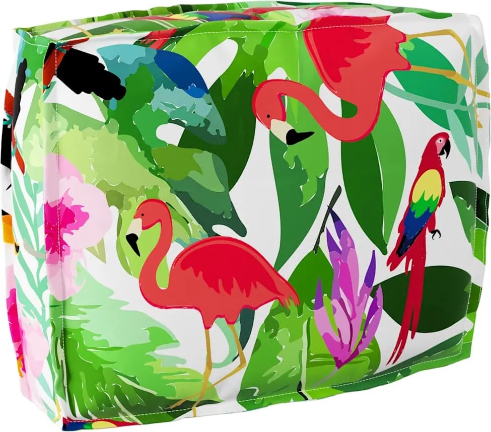 vidaXL Párna Virágos Sokszínű 50 x 40 x 12 cm Oxford Szövet