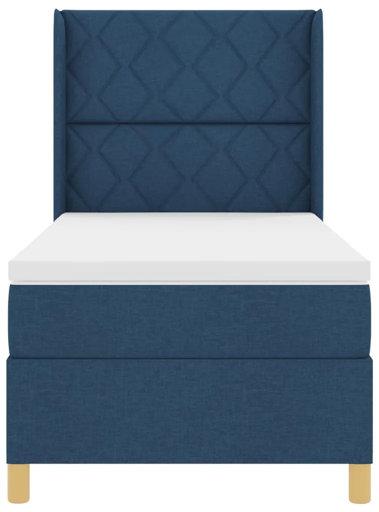 Boxspring Ágy Matrac Békék 100x200 cm Szövet
