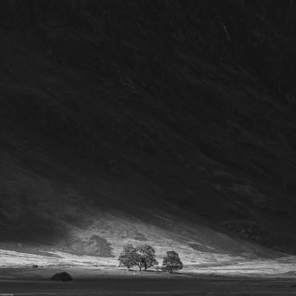 Poszter 40x40cm Glen Coe völgy, Assaf Frank