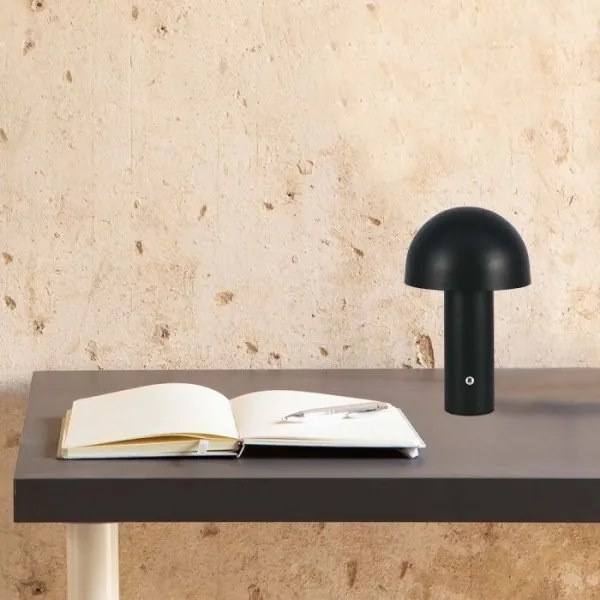 LED Dimmelhető tölthető asztali lámpa LED/1W/5V 3000-6000K 1800 mAh fekete