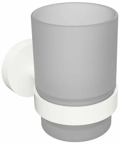 Sapho XR903W X-Round White pohár, tejüveg /fehér