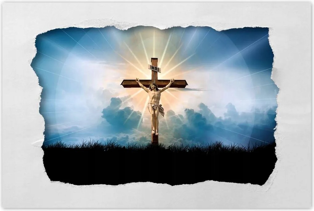 Poszterek 90x60 Krisztus keresztre feszítése