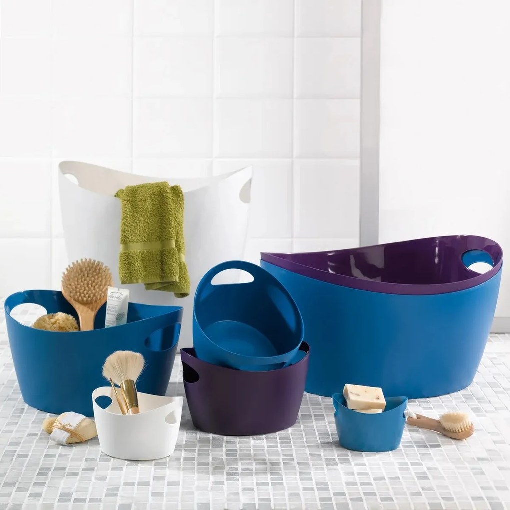 Koziol BOTTICHELLI XL Organic Tárolódoboz, 28 l, kék