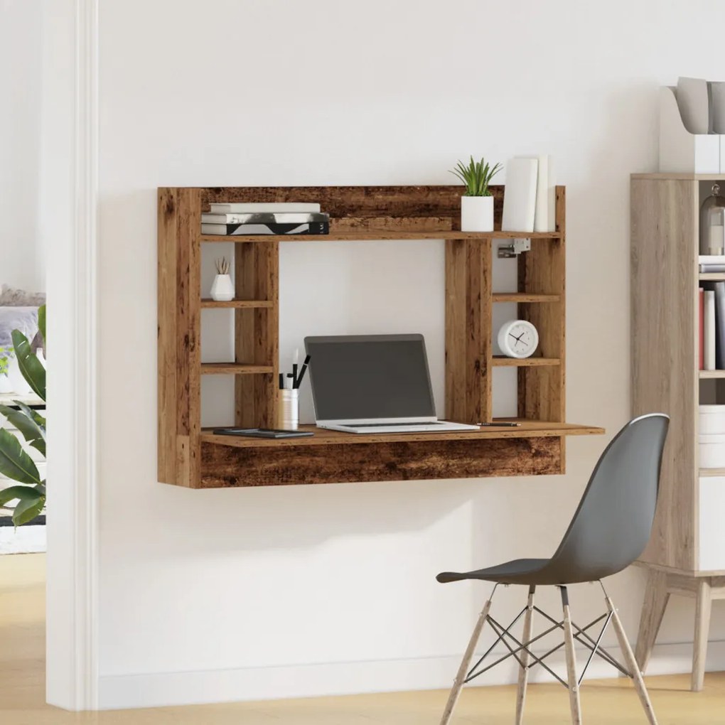 Falra Szerelhető íróasztal Mesteri fa 105x48x75 cm Mérnöki fa