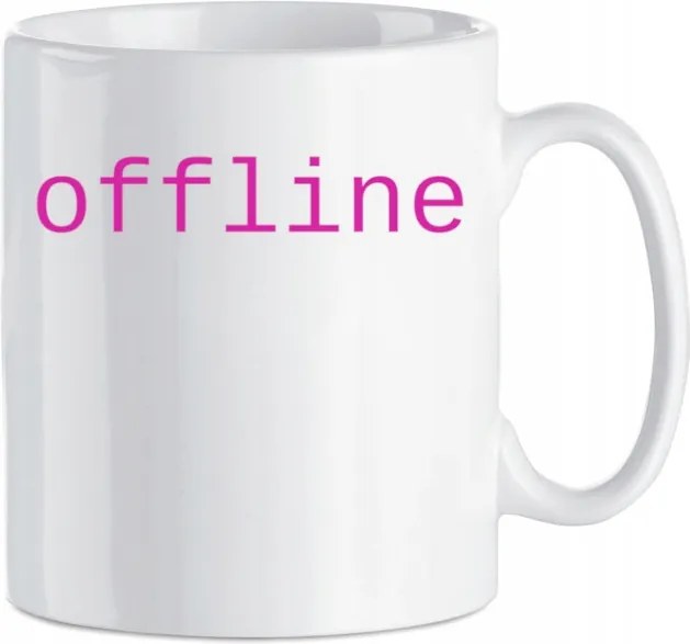 Ajándék bögre Offline felirattal 330 ml