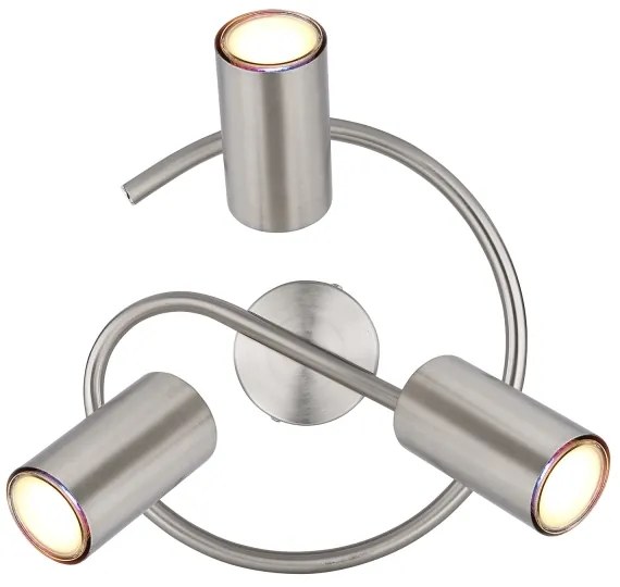 Globo 57914-3N - Spotlámpa ALLVI 3xGU10/25W/230V króm