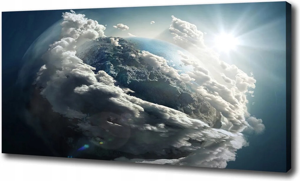 Vászonkép Bolygó Föld 100x70 cm