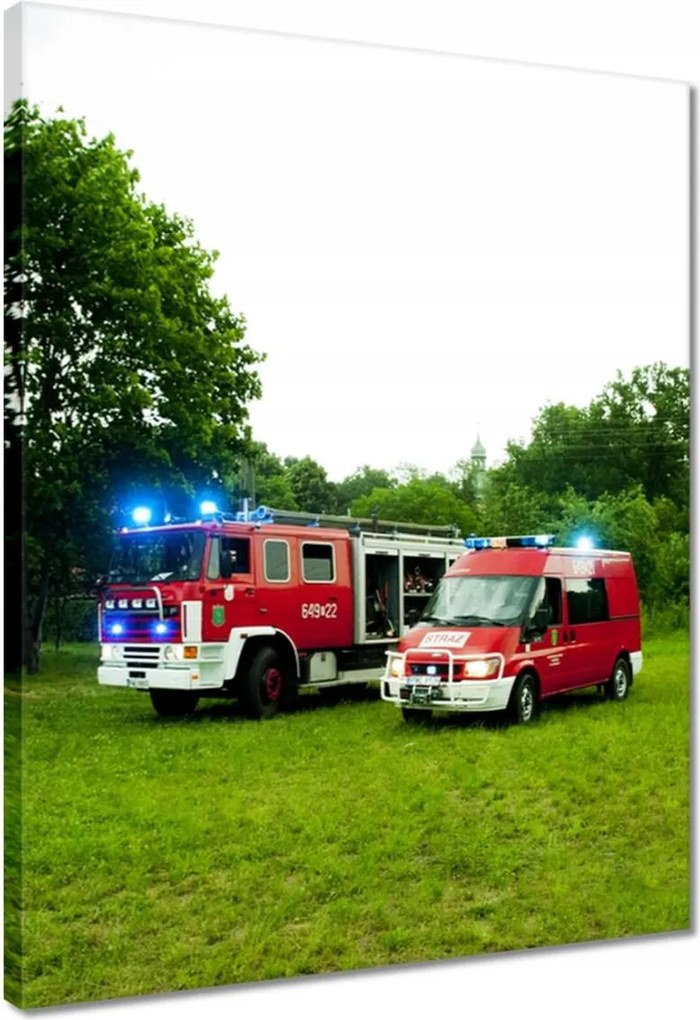 Vászonkép 40x50 Tűzoltóság
