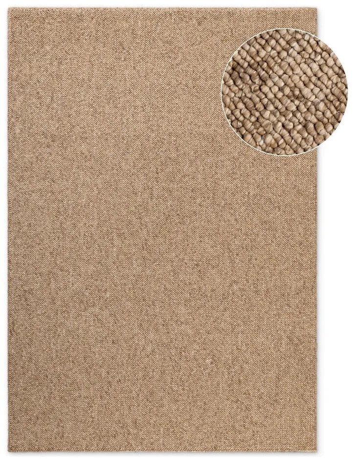 Világosbarna mosható szőnyeg 200x290 cm Rocco Caramel – Elle Decoration
