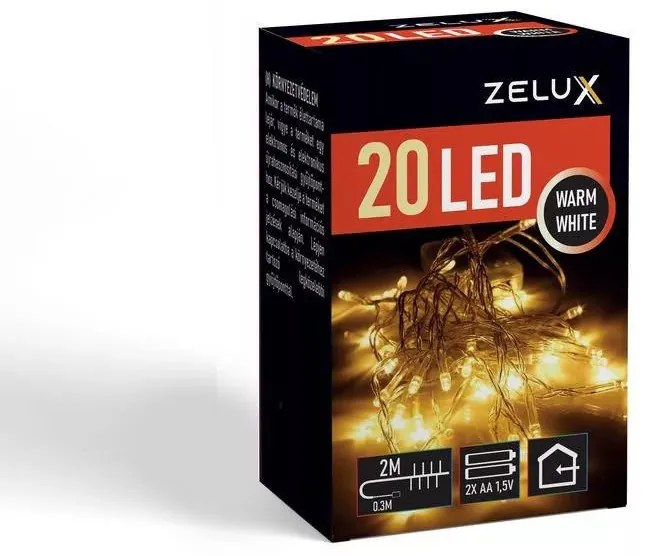 Zelux 20 Led Karácsonyi Világítás WW