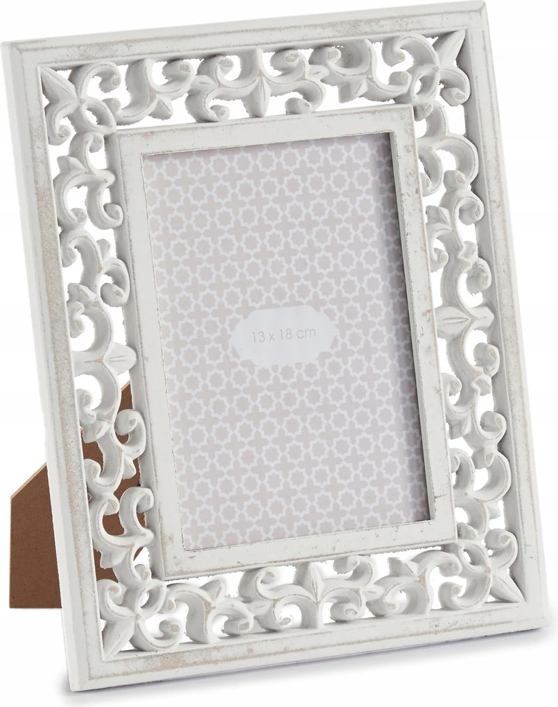 Képkeret Fa Álló Fehér Dekoratív Keret 13X18