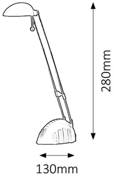 Rabalux 4335 - LED Asztali lámpa RONALD 1xLED/5W/230V
