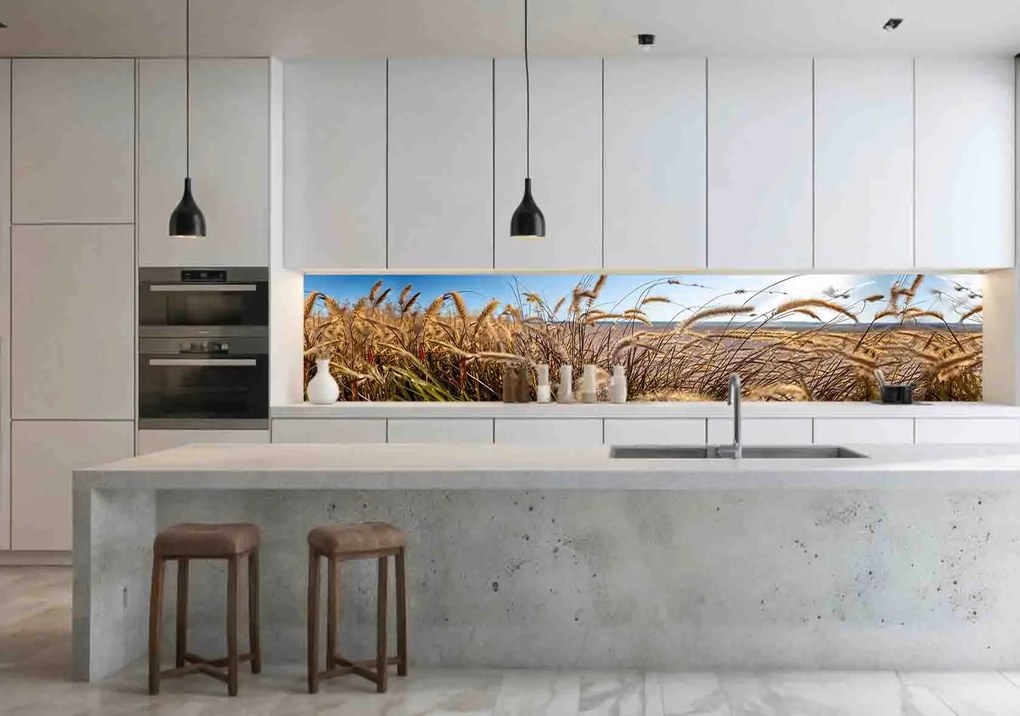 Wallplex konyhahátfal Grass (Méret: 60x120)
