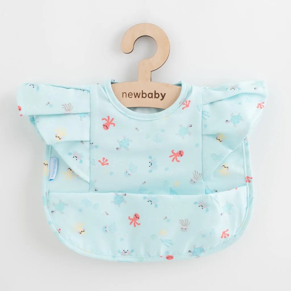 Baba luxus fodros előke New Baby fodros 35 x 27 cm