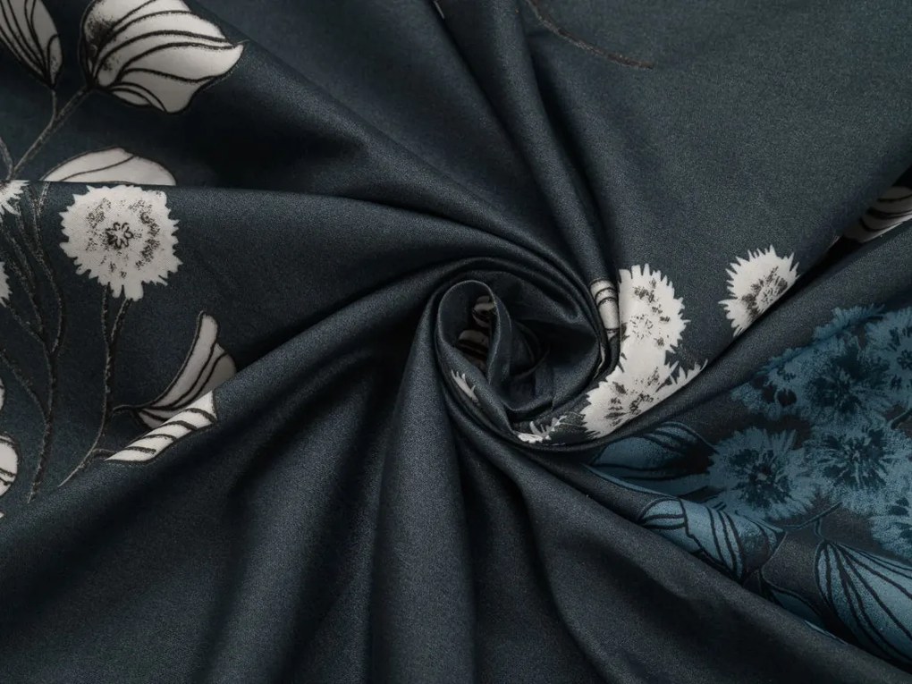 Pamut ágynemű EIRENE sötétkék Ágyneműhuzat mérete: 70 x 90 cm | 140 x 200 cm