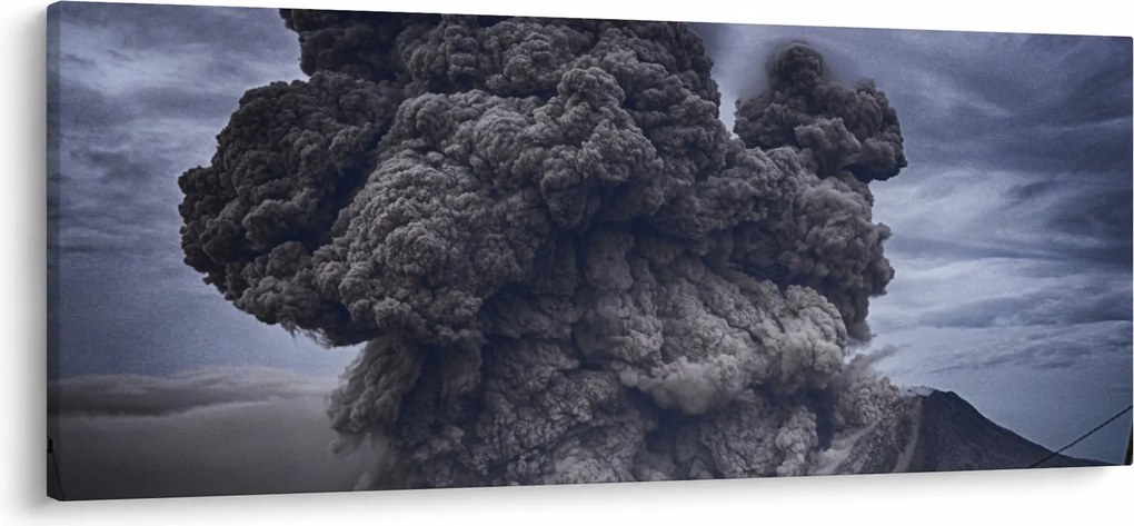 Kép - Vulkán kitörés (120x50 cm)