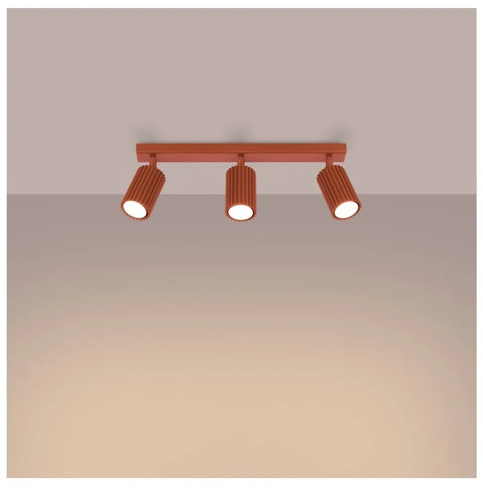 Téglavörös spotlámpa 6,5x45 cm Gleam – Sollux