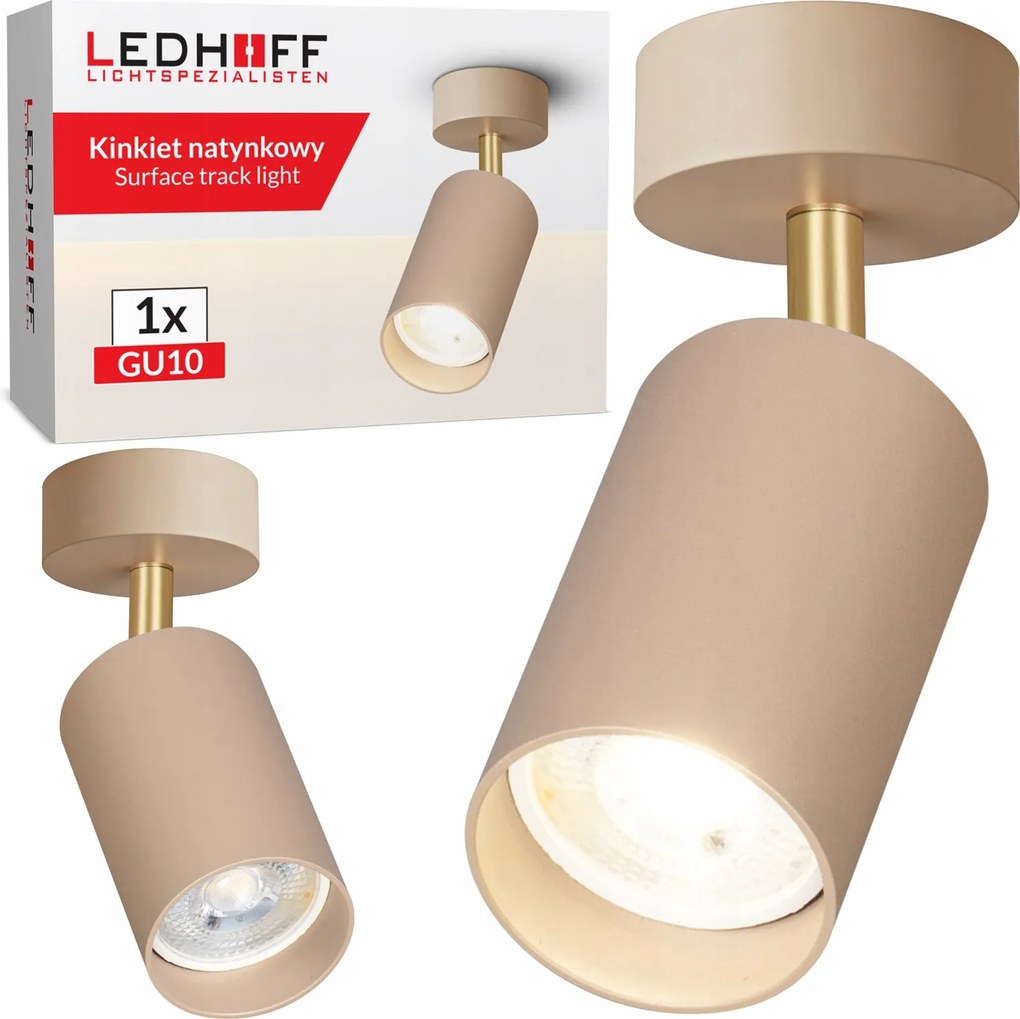 Mennyezeti lámpa Fali Lámpa GU10 bézs Kasmír Hálószoba lámpatest Spot