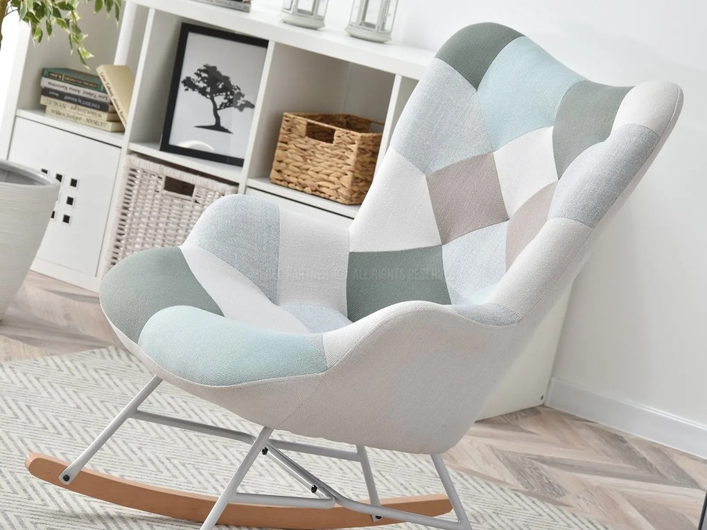 Fotel Sibyla (patchwork + fehér bükk). 1110390