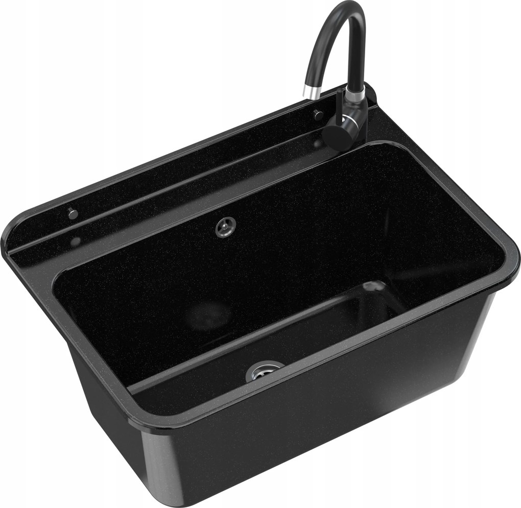 Gazdasági Mosogató mély kamra Mosogató Csaptelep kifolyócsővel