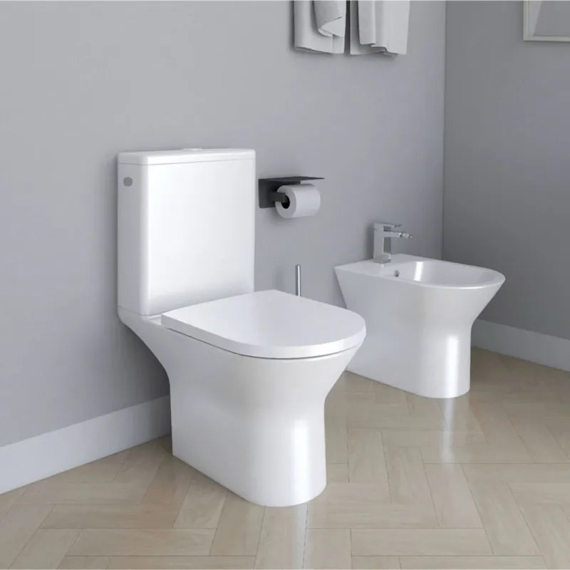 AREZZO design VERMONT peremnélküli kombi wc alsó/hátsó kifolyású