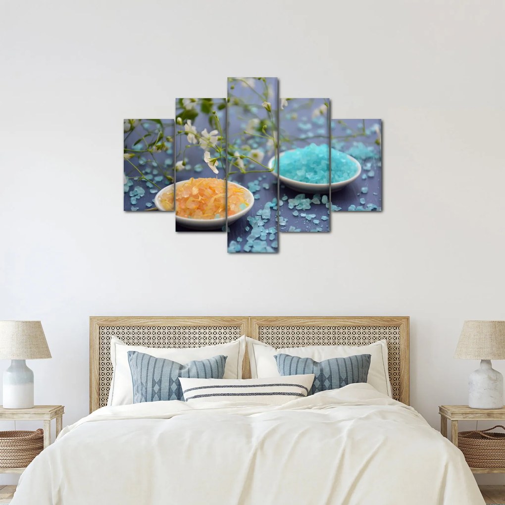 Színes tengeri só képe (150x105 cm)