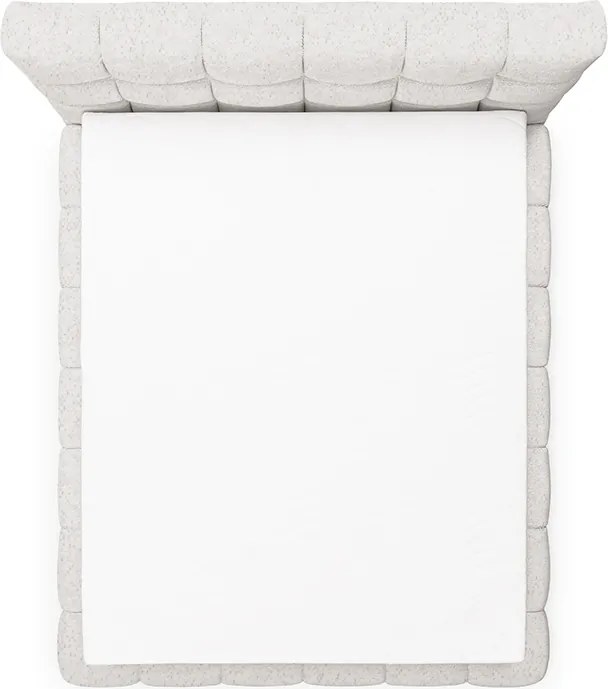 Magnelio kárpitozott ágy 160x200 cm - bézs boucle Raven 22