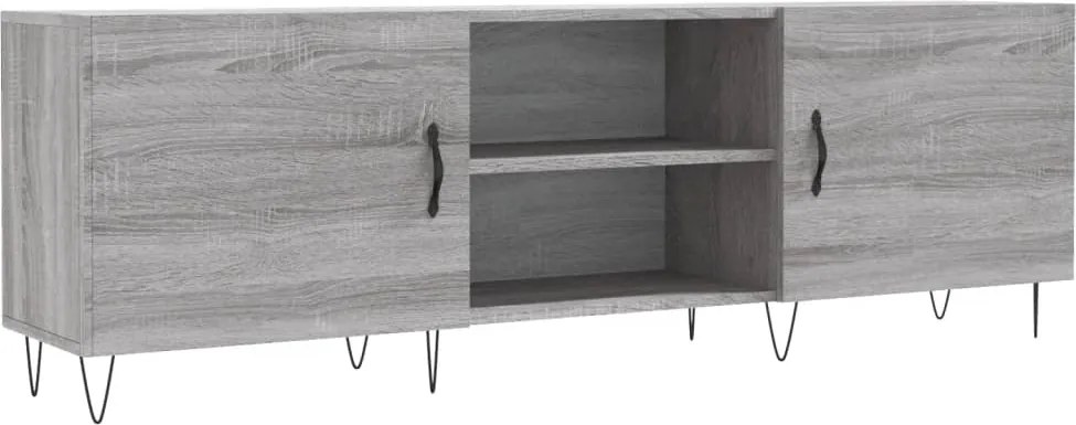 vidaXL szürke sonoma színű szerelt fa TV-szekrény 150x30x50 cm