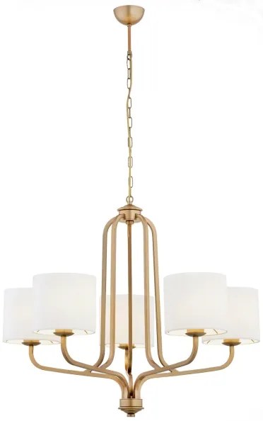 Argon 2172 - Csillár láncon MARANELLO 5xE27/15W/230V