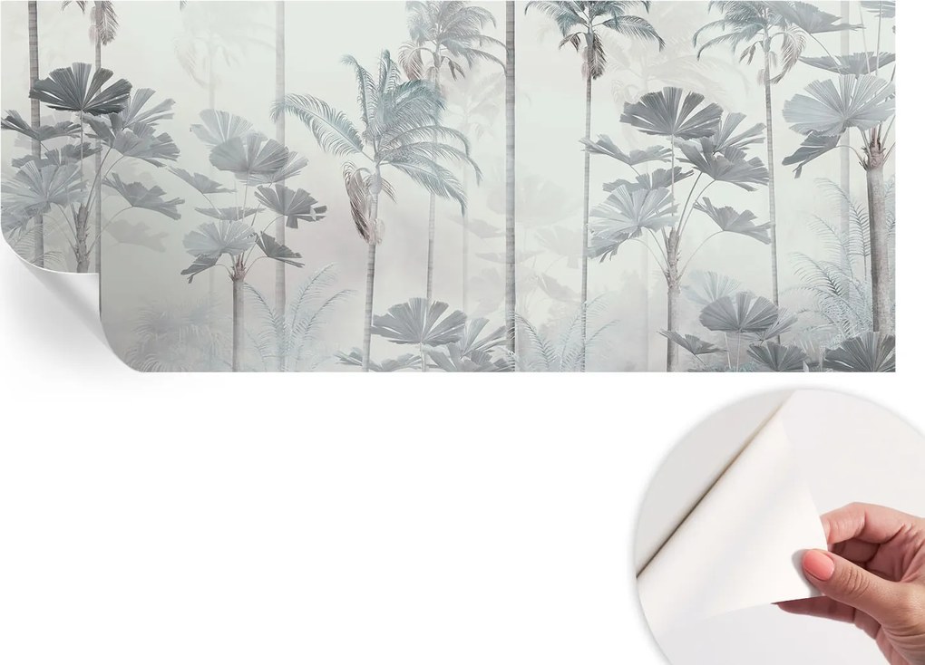 Dekoratív öntapadós fotótapéta az irodába Trópusi táj 250x104