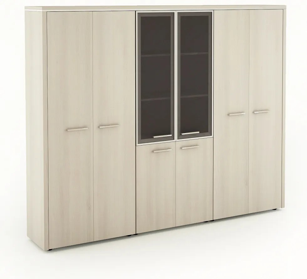 TopOffice 4 szekrénykészlet, világos akác